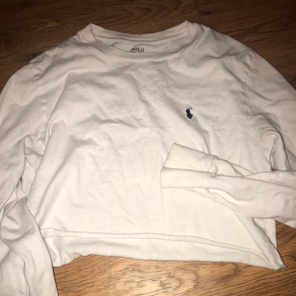 Polo cropped t shirt